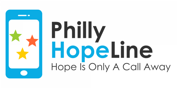 Philly HopeLine - Horizontal with Tag Line